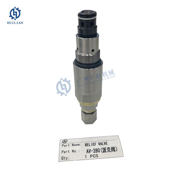 Válvula principal de Relie da pressão AV-280 para as peças hidráulicas da máquina escavadora da válvula de controle de DH220-5 LG6225H LG6235