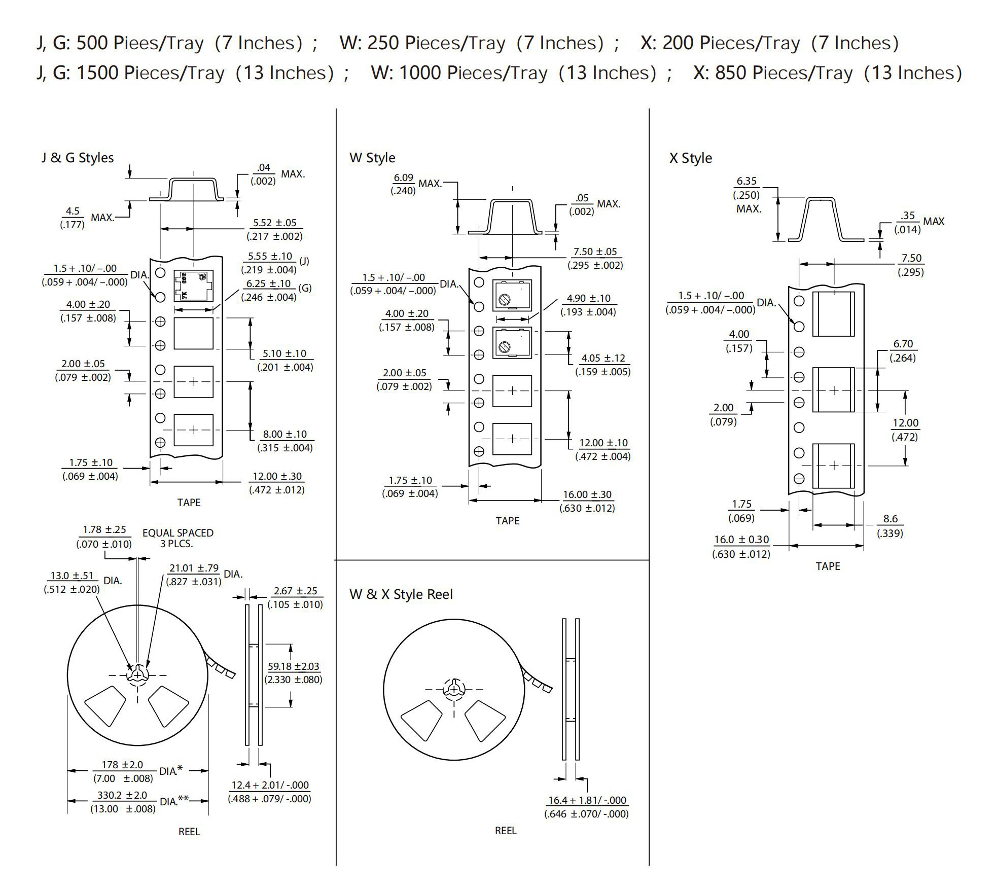 3214 Серия 0,25 Вт 5 Поворачивание 4 мМ многораздельный Potentiometer Cermet Trimmer