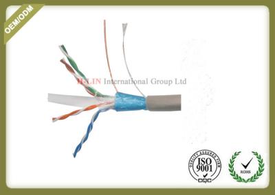 STP/Foiled Twisted Pair  Indoor CAT6 Network Lan Cable100% pure copper  4pairs 0.57mm with Fluke test