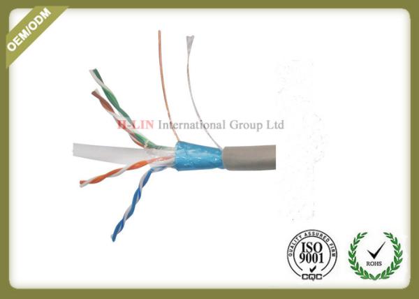 STP/Foiled Twisted Pair  Indoor CAT6 Network Lan Cable100% pure copper  4pairs 0.57mm with Fluke test