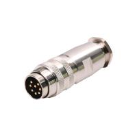 Conector de cobre 5a-7a do campo do metal de PA66 Rigoal M16 em linha reta