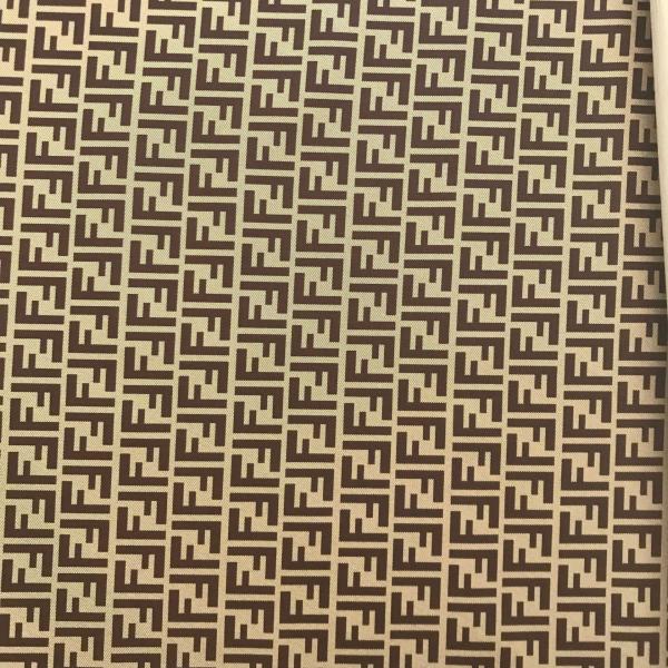 Напечатанная двойная буква F ПВХ фальшивые кожаные сумки Сумочка кошелек Телефонный чехол Пакет Подарочная коробка Кожаная ткань