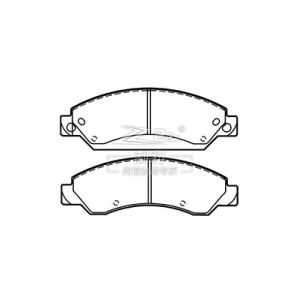 Ensemble de plaquettes de frein en céramique avant et arrière compatible avec les véhicules Ford