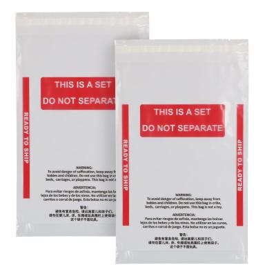 Gravure que imprime o saco autoadesivo biodegradável claro de OPP