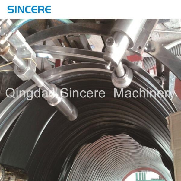 Ligne d'extrusion de tuyaux en spirale de remontage des eaux usées équipement d'extrusion de tuyaux en acier renforcé en plastique