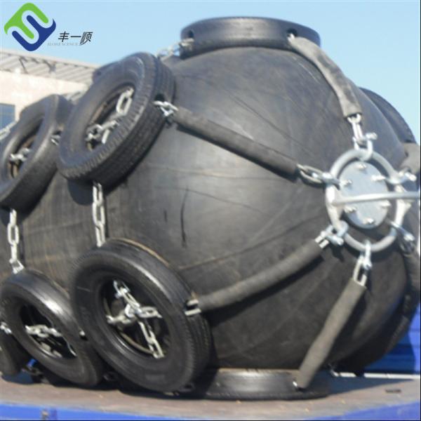 Anticollision Yokohama Pneumatic Rubber Fender For LPG Vessels