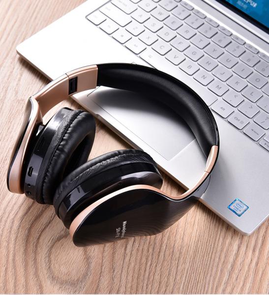 400mAH USB Wireless Bluetooth Headset , Foldable Stereo Headphone Earphones MP3 With Mic