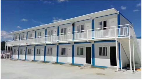 Office Expandable Container House Prefabricated Container House Sandwich Panel Door