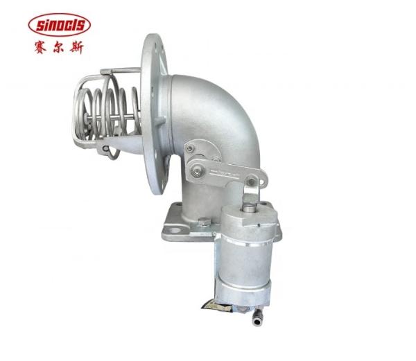 OBM Stainless Steel 304 4 Inch Pneumatic Emergency Bottom Valve Customized