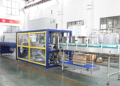 Water Juice Bottle Shrink Packaging Equipment Cardboard Trayer Shrink Sleeve Wrap