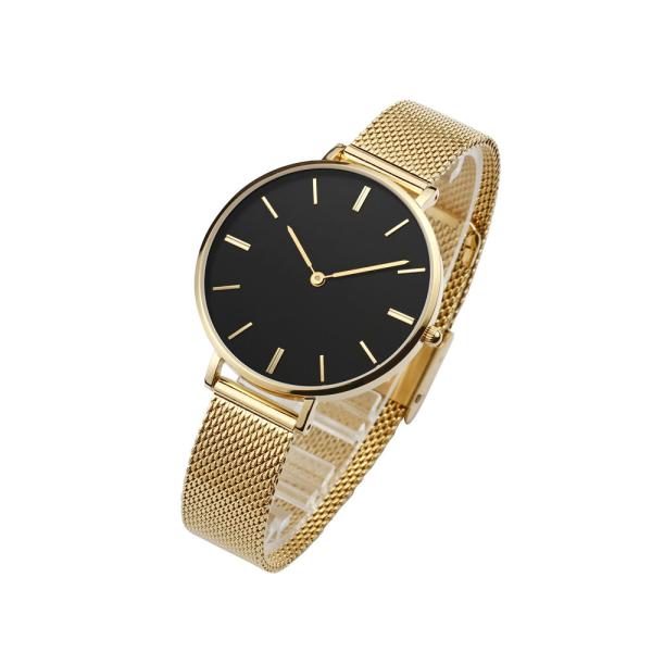 Mineral Crystal Ladies Stainless Steel Watches , Steel Belt Watches For Ladies