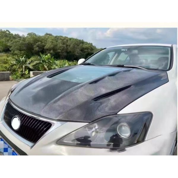 Upgraded Car Accessories Bonnet Body Kit Carbon Fiber Hood For Lexus IS 250 350 2006-2012