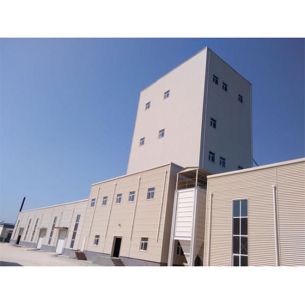 Light Weight Auxiliary Equipment Steel Structure Building For Animal Feed Factory