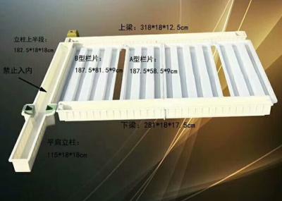Precast Concrete Fence Mold Abrasion Resistance , Concrete Fence Post Forms OEM & ODM