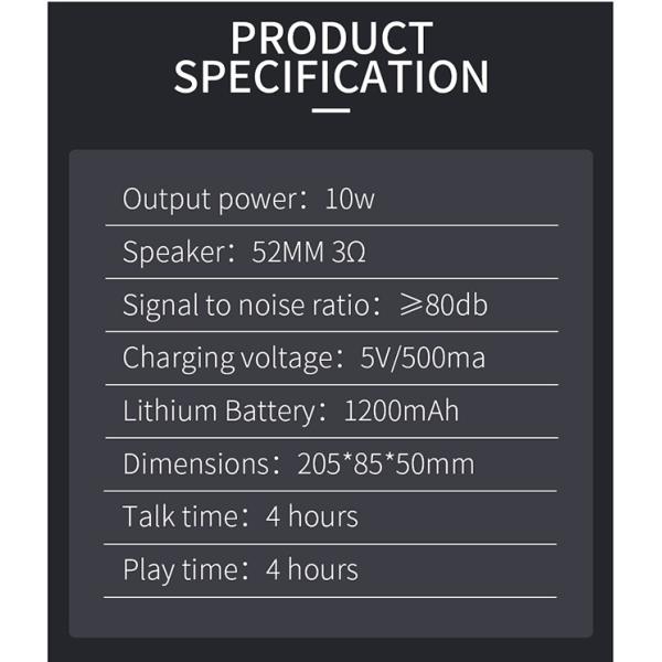 Окружите стерео большие диктора батареи 18 на открытом воздухе портативного