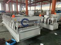 Les doubles ponts couvrent le petit pain de feuille de mur de tuile formant la machine pour la tôle d'acier en aluminium