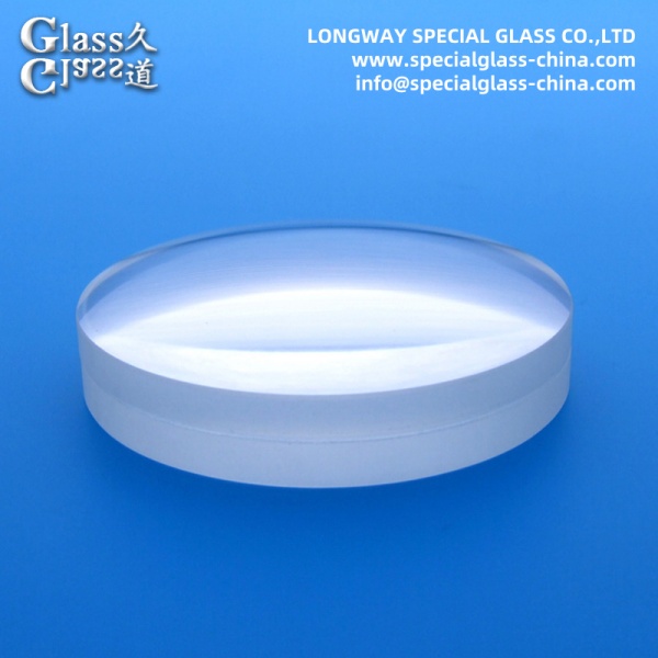 High-precision Fused Silica Optical Achromatic Doublet Lens With Ar Coating