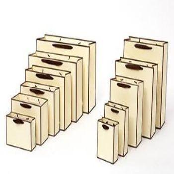 Colorful White Paper Shopping Bag for Outlet Custom Logo Garment Bags Made of Ivory Board