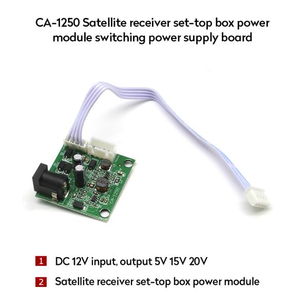CA-1250 Satellite Receiver Module Power Supply 3.3V 5V 15V 20V with Standard Mounting