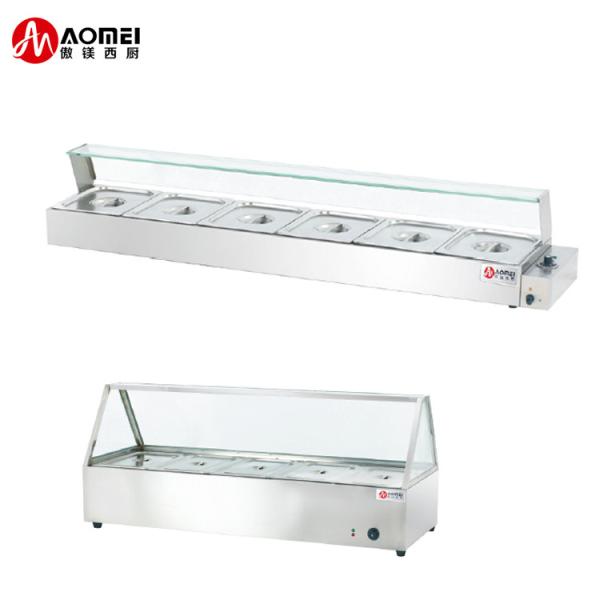 Equipamento de cozinha comercial de aço inoxidável aquecedor de piscina de sopa elétrica de cinco pratos
