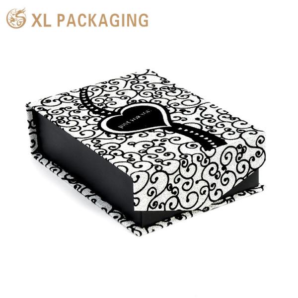 Emballage cadeau personnalisé XL, emballage de boîte cadeau personnalisé, taille acceptée, couleur noire, boîte à bijoux en papier, boîte cadeau magnétique en papier, boîte à bijoux cadeau écologique