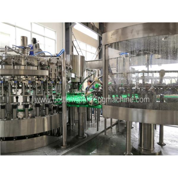Flavored Carbonation Machine Water Glass Bottle Washing Filling Labeling Line