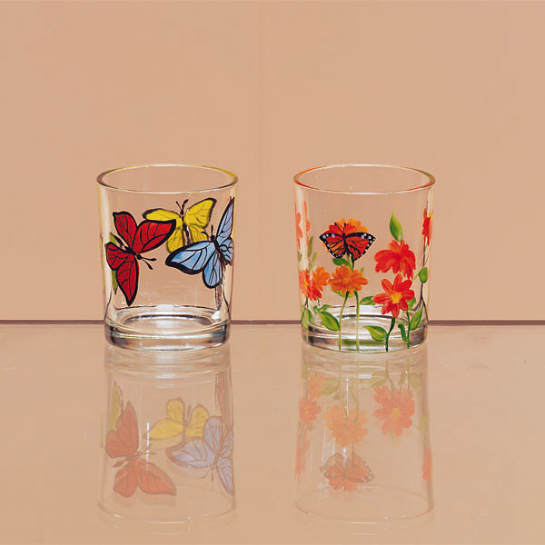Glass Candle Holders