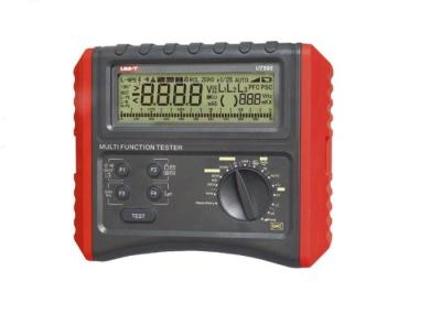 Compact Digital Earth Resistance Tester , Multifunction Installation Tester
