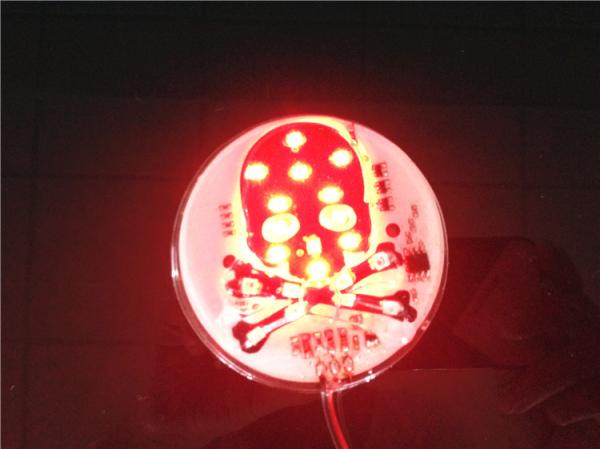 SMD LED Waterproof Human skeleton Strobe Mini Panel Sequential Flash Tail Signal Light