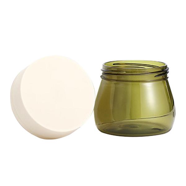 опарник 30g 50g 80g 100g косметический ясный зеленый стеклянный с пластиковой крышкой для сливк тела