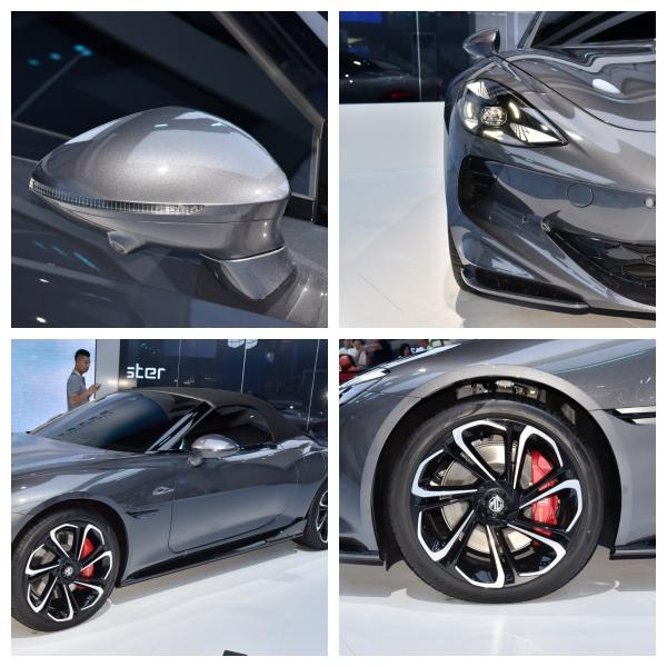 Chinese Gray Electric MG Car NEW MG Cyberster 2024 Motor Power 231KW