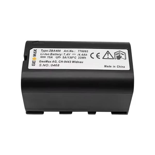 High Capacity 4400mAh GEOMAX ZBA400 Battery for ZT20 ZT80 Zenith50 ZOOM 10 20 30 35 PRO ZOOM 80 Total Station