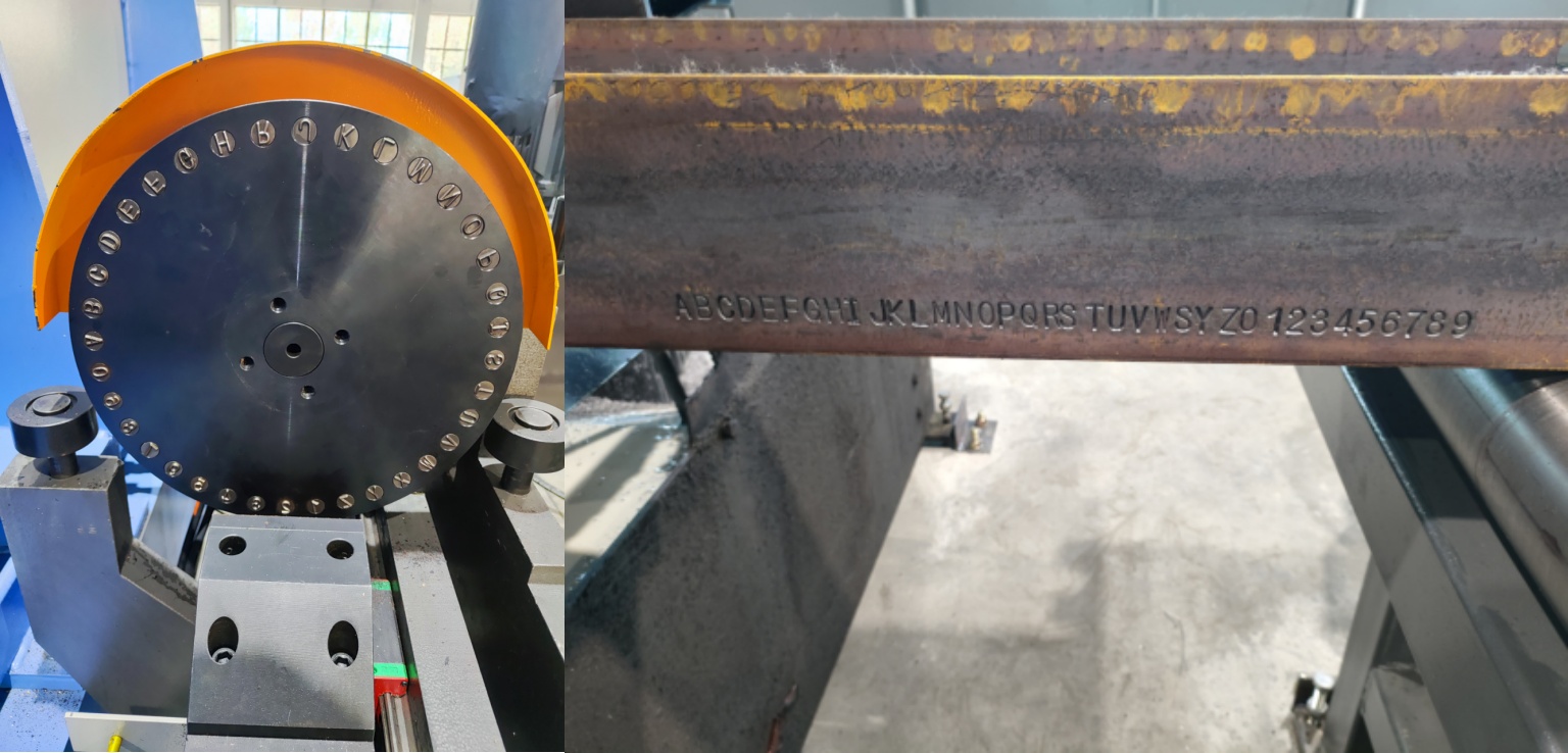 BHD500 Model CNC Steel Drilling Shearing Machine 3 Tool Magazines Beam Drilling Machine