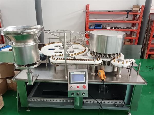 Máquina automática de enchimento de frascos farmacêuticos para aplicações farmacêuticas com conformidade GMP