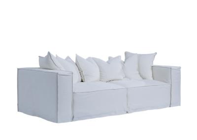 Cotton Slip Sofa Cover Feather Cushion Couches With Washable Cushion Covers