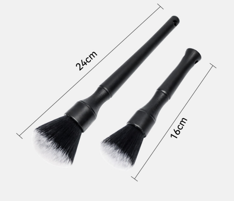 Dual-Purpose Home and Car 5-Piece Multi-Function Air Outlet Interior Gap Brush Small Plastic Brush Details