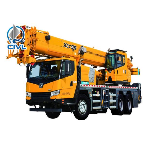 Full Hydraulic Power Steering XCMG RT40E 40 Ton All Wheel Drive Small Rough Terrain Tractor Crane With 20.5R25 Tire
