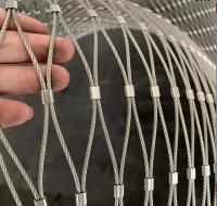 Réseau de câbles en acier inoxydable flexible pour la protection des bâtiments