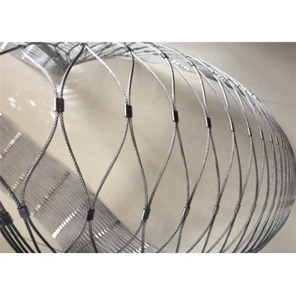 Ferrule Type SS316 200Mm Aperture Stainless Steel Cable Mesh X Tend Mesh For Sea Applications