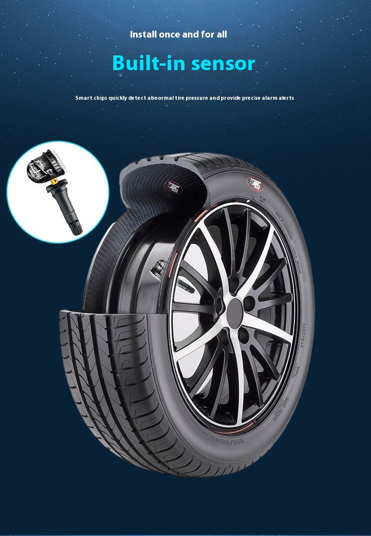 External Solar-Powered 24V High Quality CE Certified Tire Pressure Monitoring Sensor (TPMS) 1 Year Warranty 24-Hour Support Tire