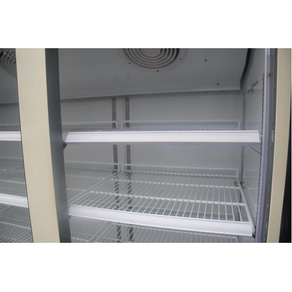 Замораживатель хладоагента Р290 коммерчески чистосердечный дверь 3 стекел для мороженого замороженной еды