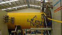 Linha de produção de tubos de plástico para esgotos de grande calibre de HDPE