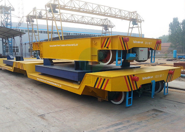 5 t track storage battery power load transfer trolley electric mold transfer trailer for industry handling