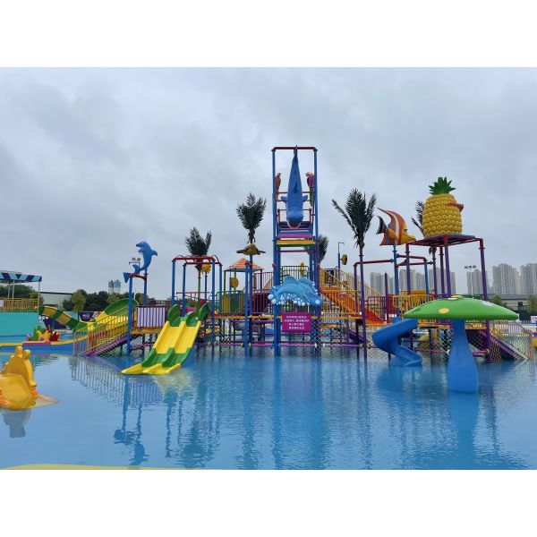 Ocean Park Water Slides Water House Type UV Resistant 680m2