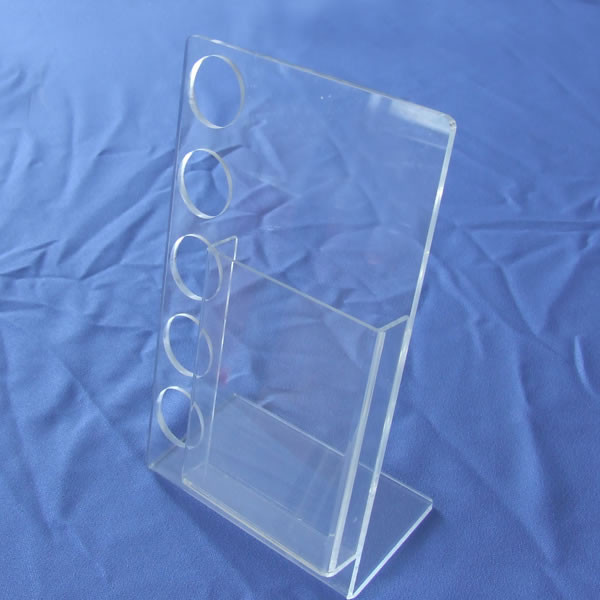 Retail Store PVC acrylic and plastic display shelf / shelves units cases for leaflets