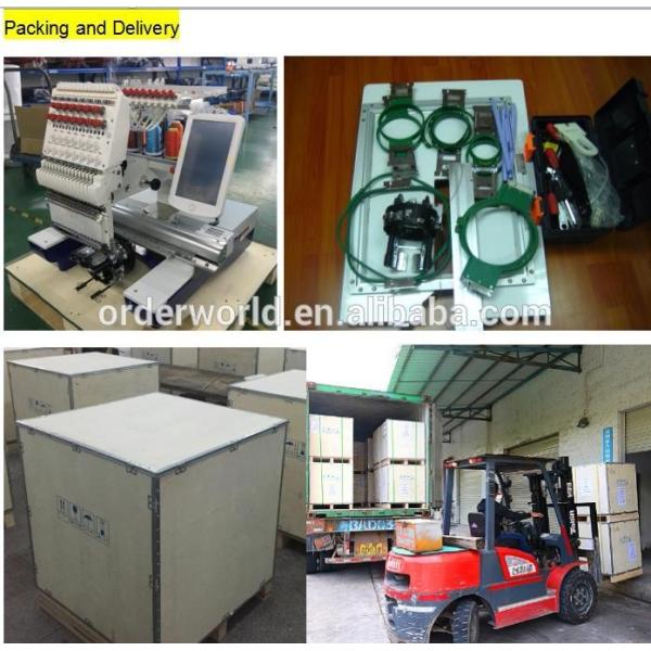 Single Head Automatique Embroidery Machine a Broderie Machine Logo/Hat/Shirts Embroider