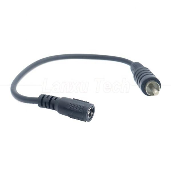 RCA Male to DC 5.5x2.5mm 5.5x2.1mm Female Plug Barrel Jack 12V DC Pedal Power Cable