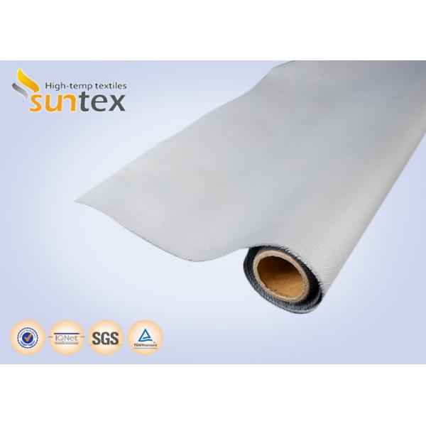 0.4mm PU Coated Fiberglass Fabric, Fireproof & Smoke Barrier for Fire Curtains, Thermal Insulation Roll & Pipe Protection Cover