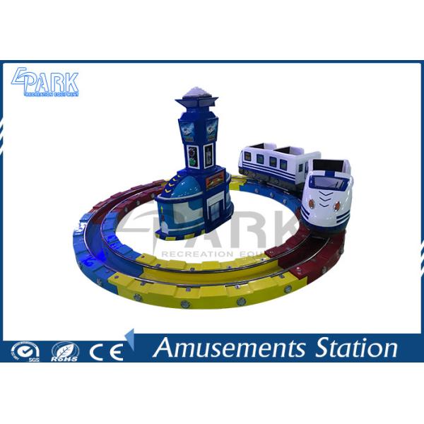 Coin Pusher Kiddy Ride Machine Ride On Train With Track