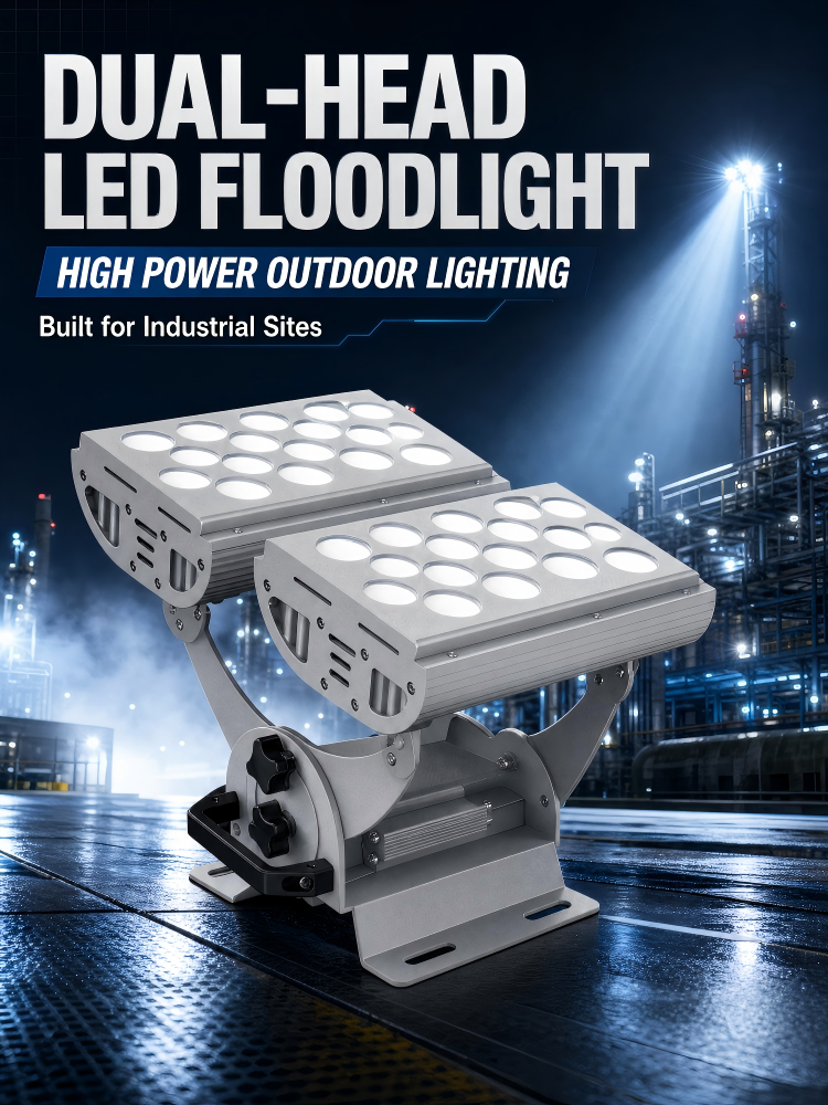 IP67 Waterproof LED Flood Lights DMX512 Control 108W 6500k CE ROHS For Residential Buildings